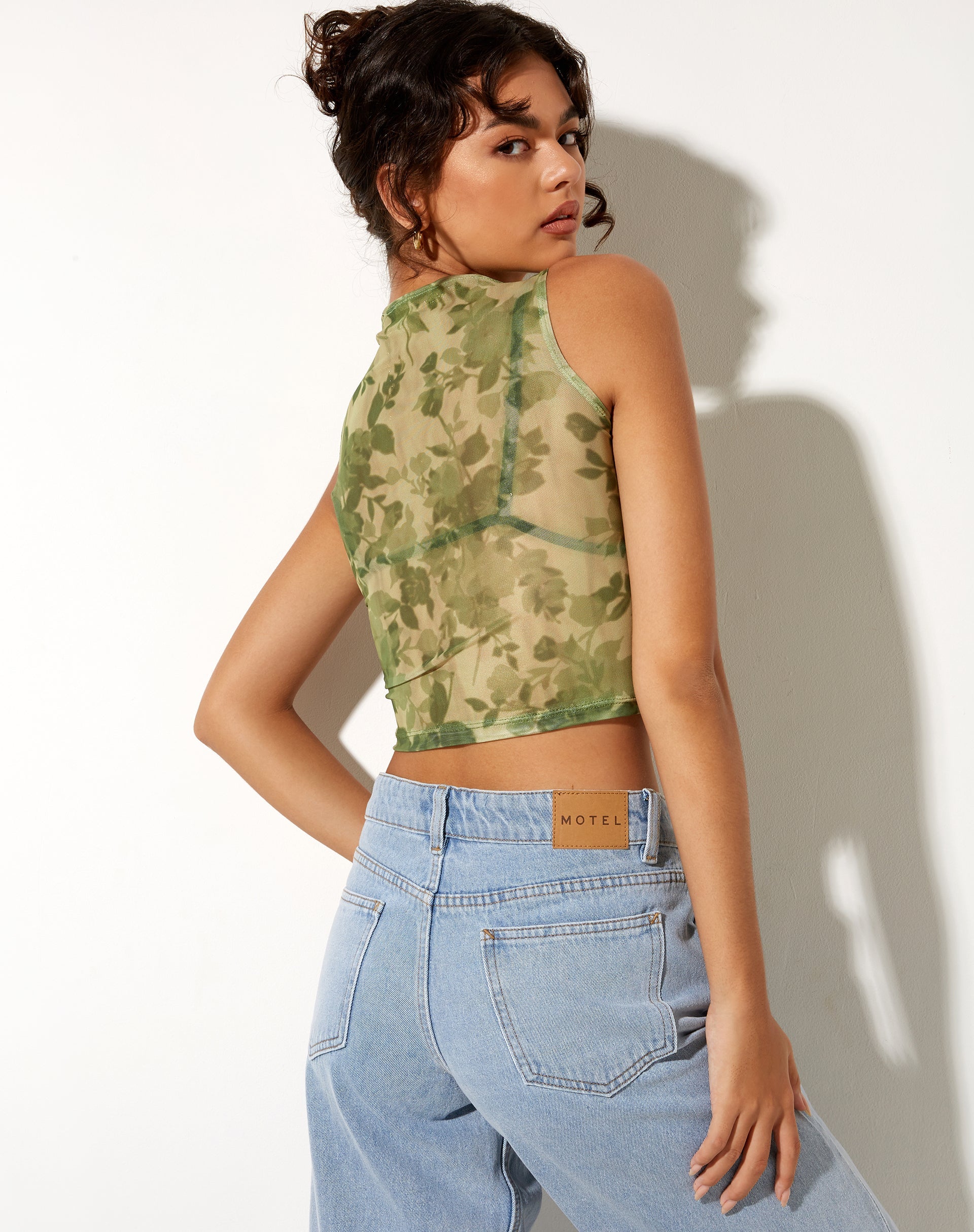 Immagine di Lasa Gilet Top in blurred Floral