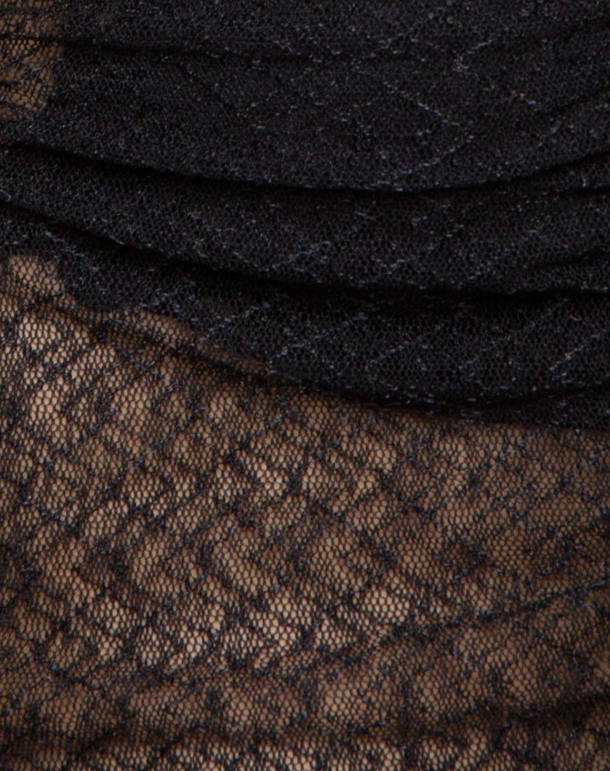 Immagine di Launa Mini Dress in Lacey Knit Nero