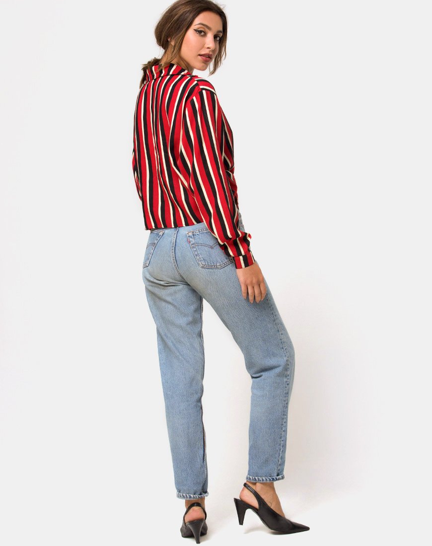 Immagine della camicia Lauv in Sunset Stripe Vertical