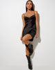 Immagine di Lebby Mini Dress in raso nero