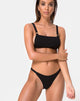 Immagine di Leema Bikini Top in Black Rib