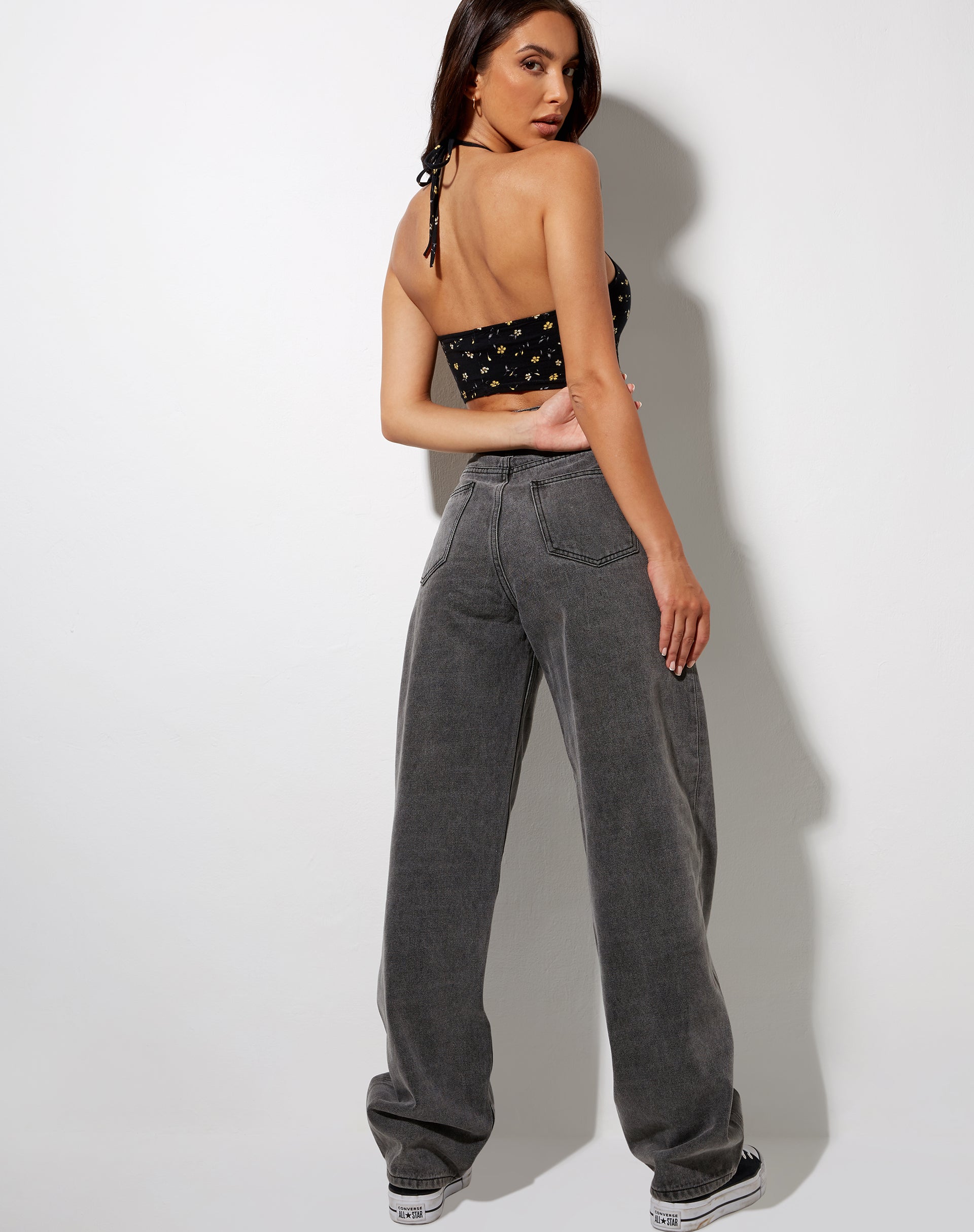 Immagine di Lelo Crop Top in Pretty Petal Nero