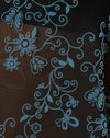  Farfalla Vine Flock Blu