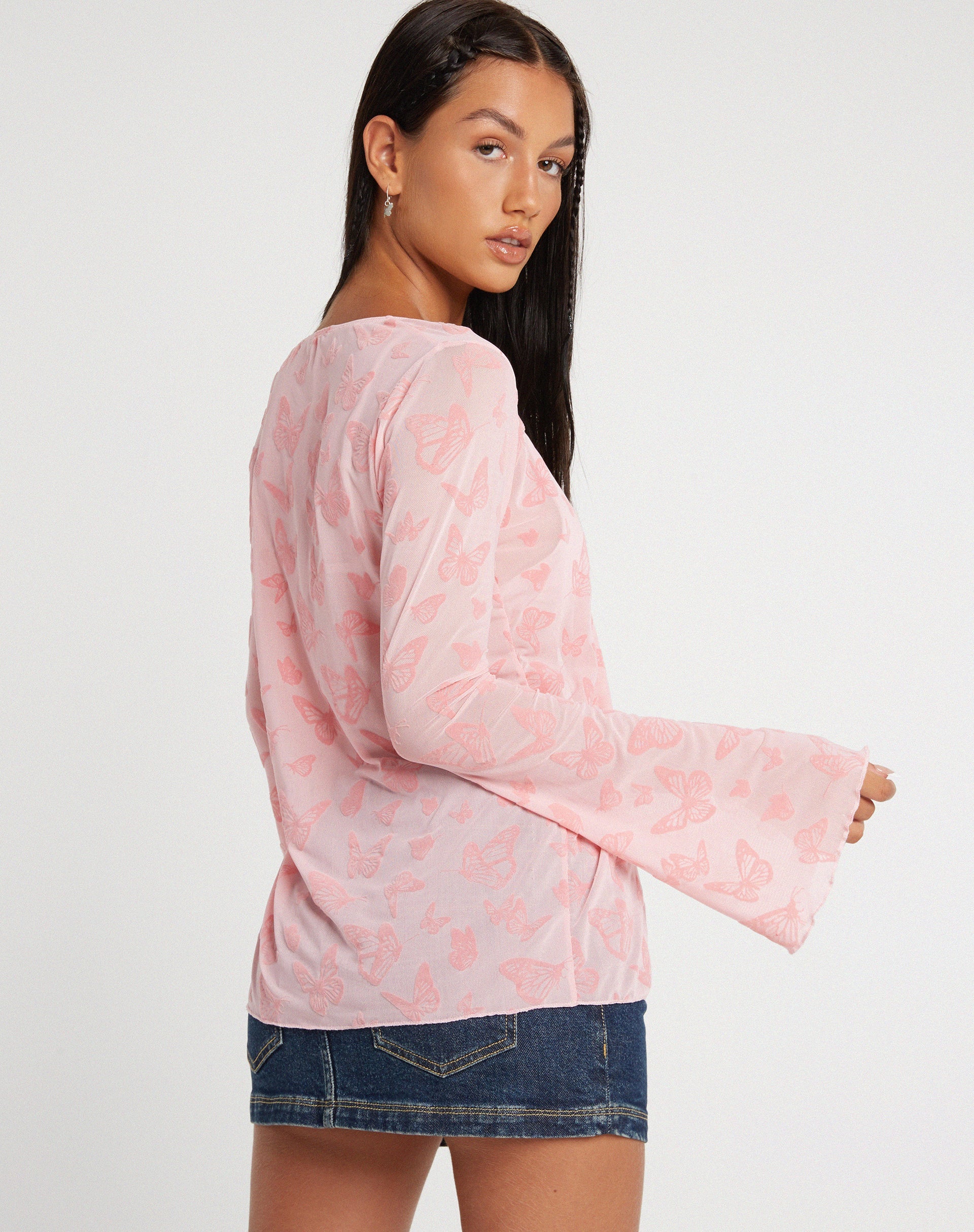 immagine di Leony Cardi in Butterfly Pink Flock
