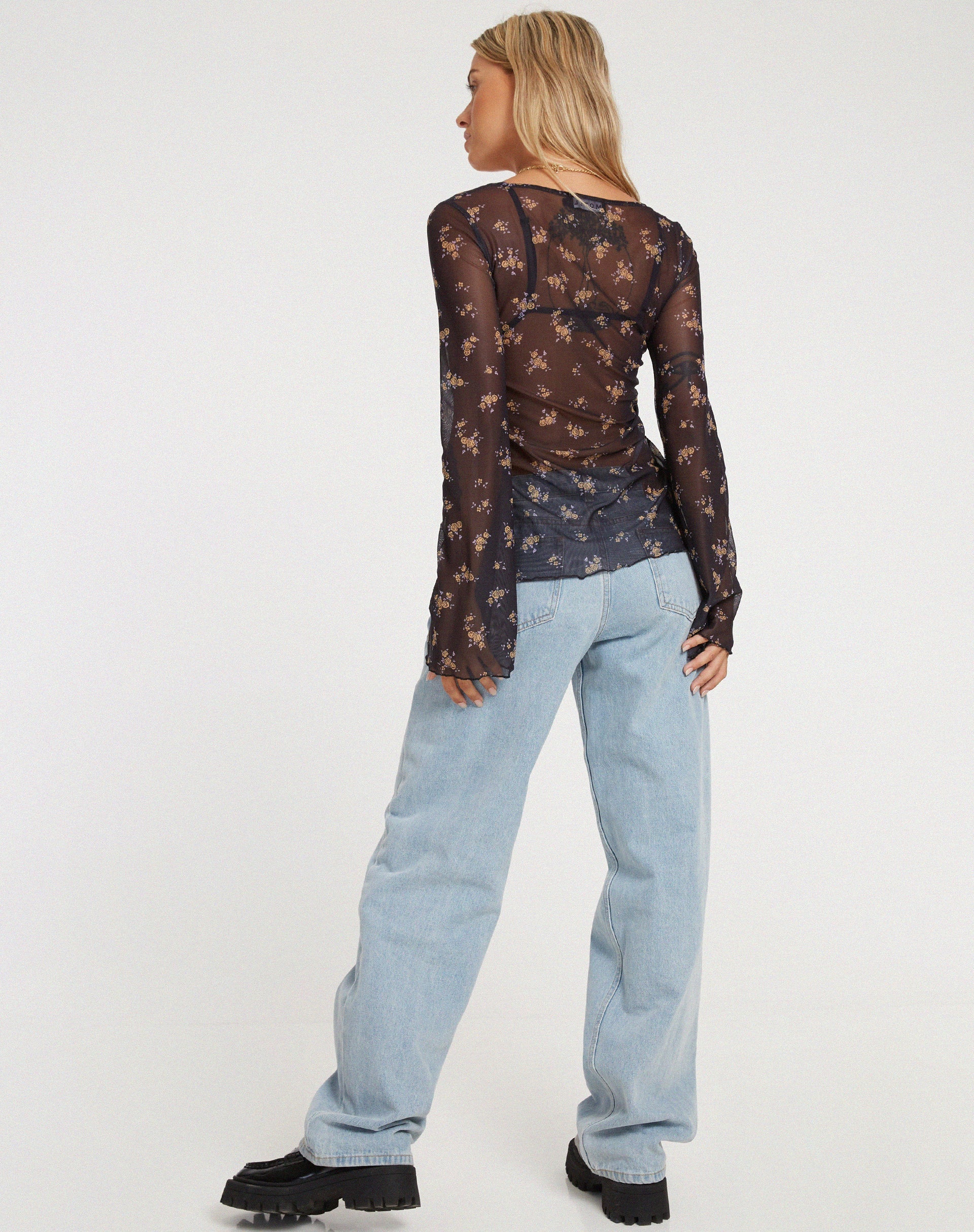 IMMAGINE DI Leony Cardi in Femme Floral Nero e Oro
