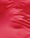 Rosso con pizzo rosso