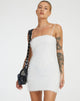 immagine di Levaria Mini Dress in bianco