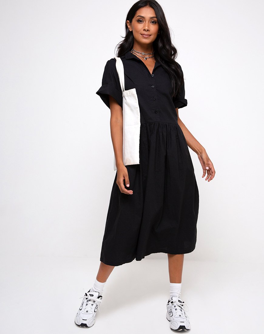 Immagine di Lista Midi Dress in nero