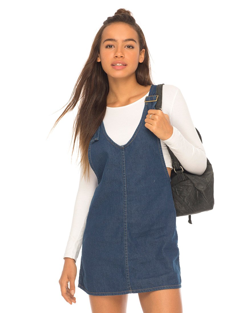 Abito scamiciato Litton in Denim Indigo