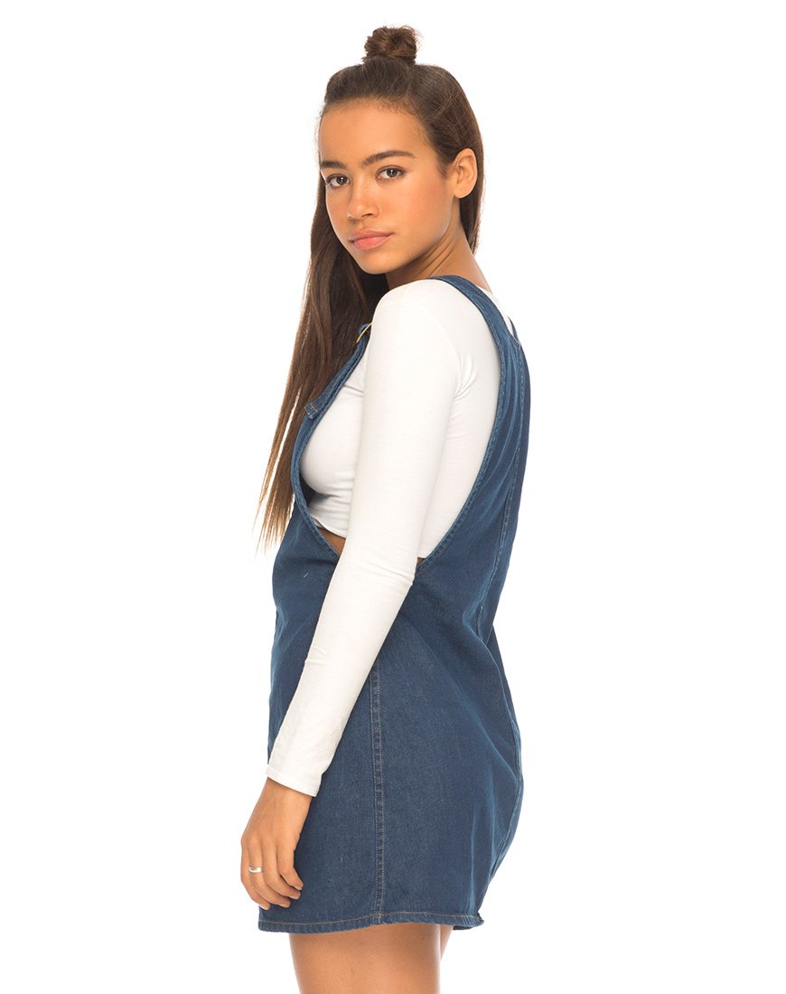 Abito scamiciato Litton in Denim Indigo