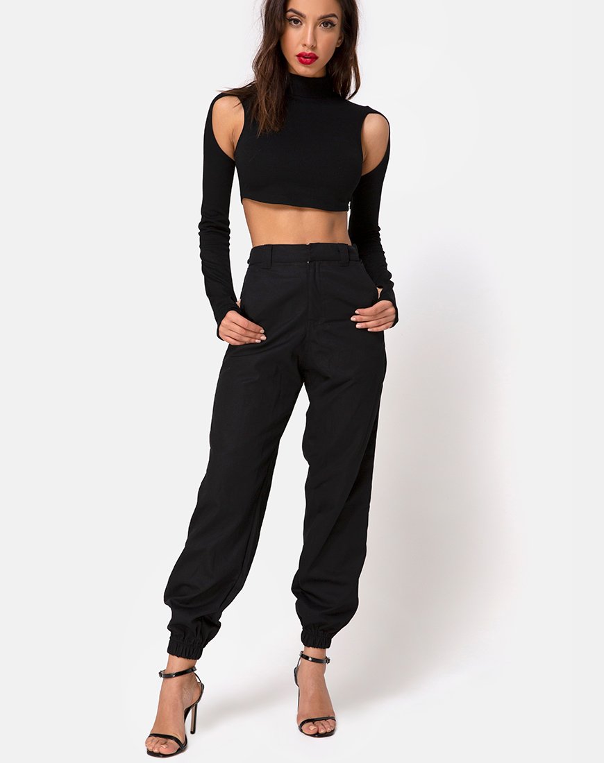 Immagine di Lomiva Crop Top in nero