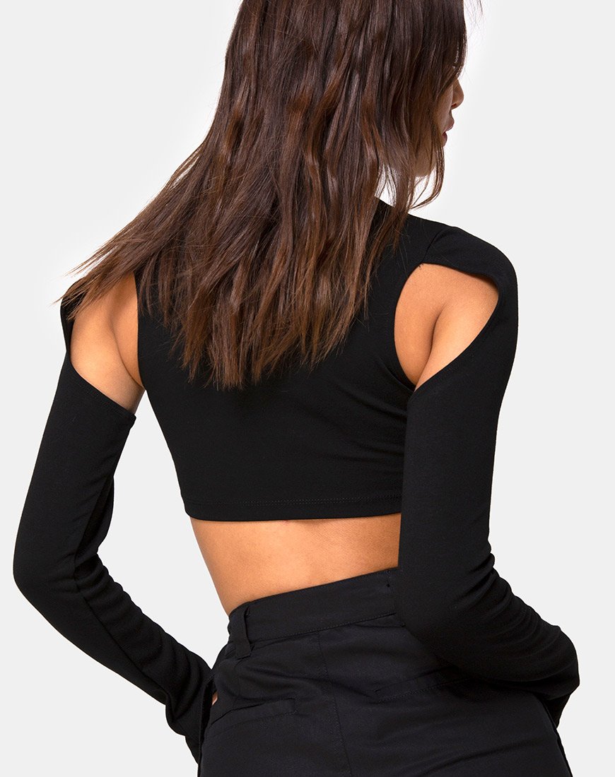 Immagine di Lomiva Crop Top in nero