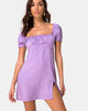 Immagine di Lonma Mini Abito in Raso Ditsy Rose Lavanda