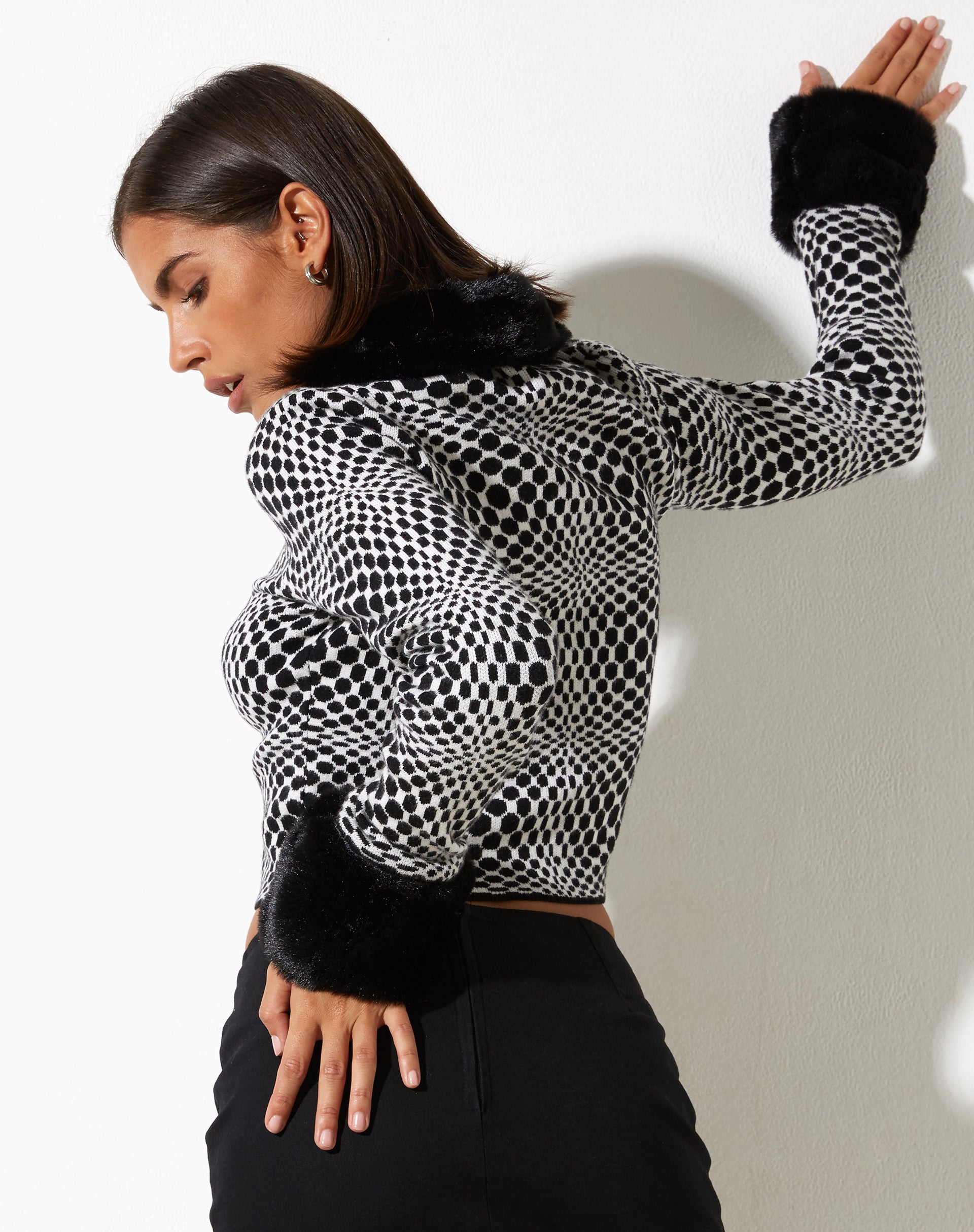 Immagine di Lorita Cardi in Piazza Optic Monochrome Bianco e Nero
