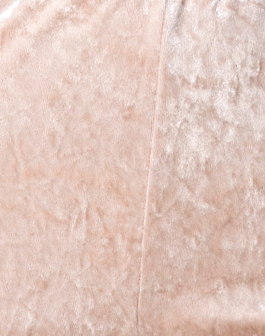 Immagine di Bike Short in velluto schiacciato color crema