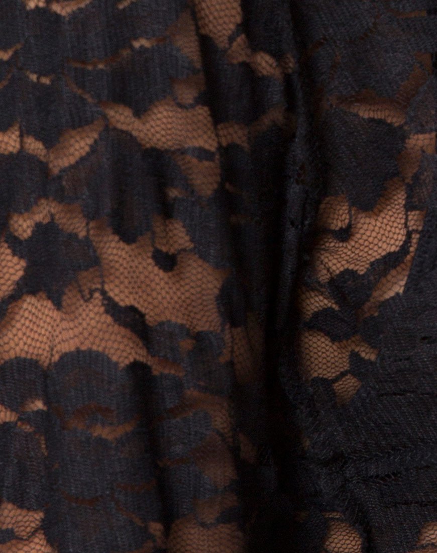 Immagine di Lorya Crop Top in pizzo nero
