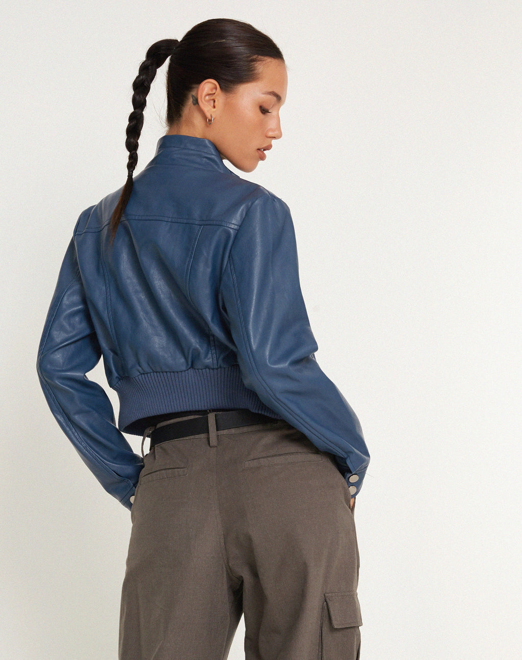 Giacca Loviana in PU Navy