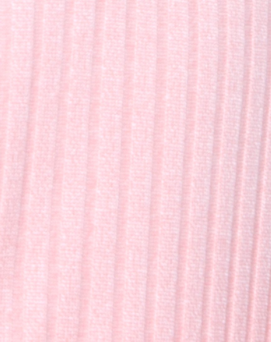 Immagine del corpetto Lucia a coste Blush