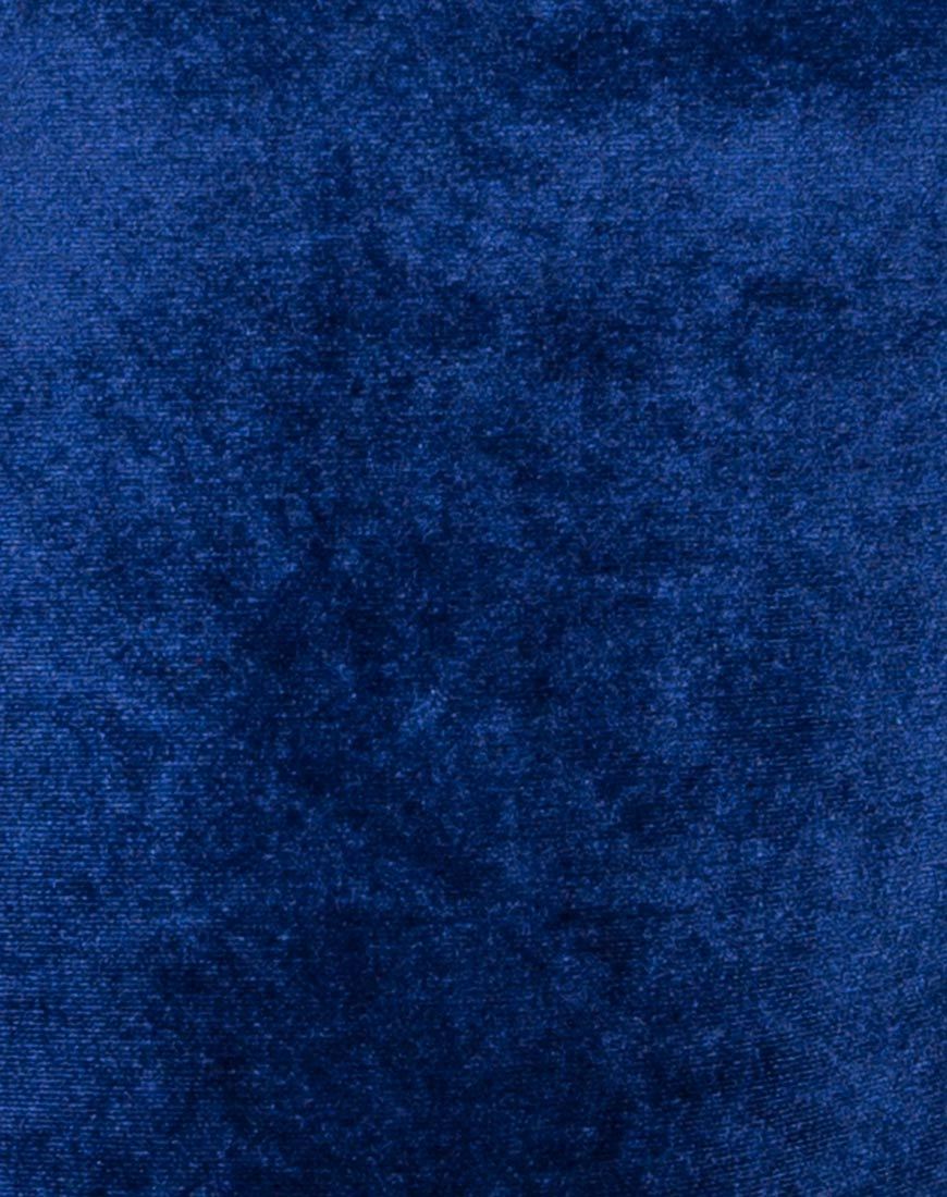 Immagine di Lucia, corpetto in velluto navy