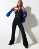 Tuta Lucja in lycra nera