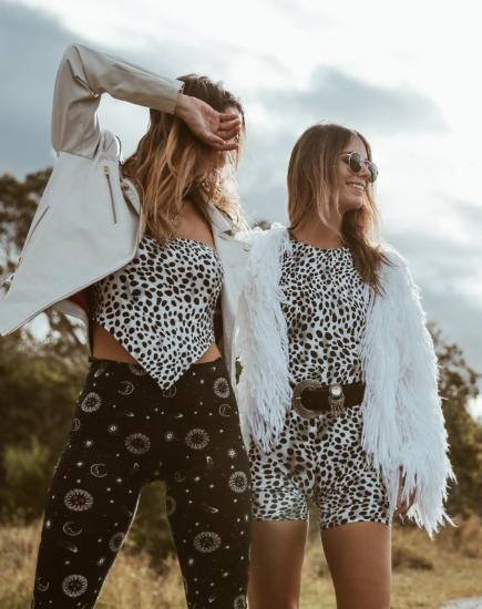 Acro Unitard in dalmata