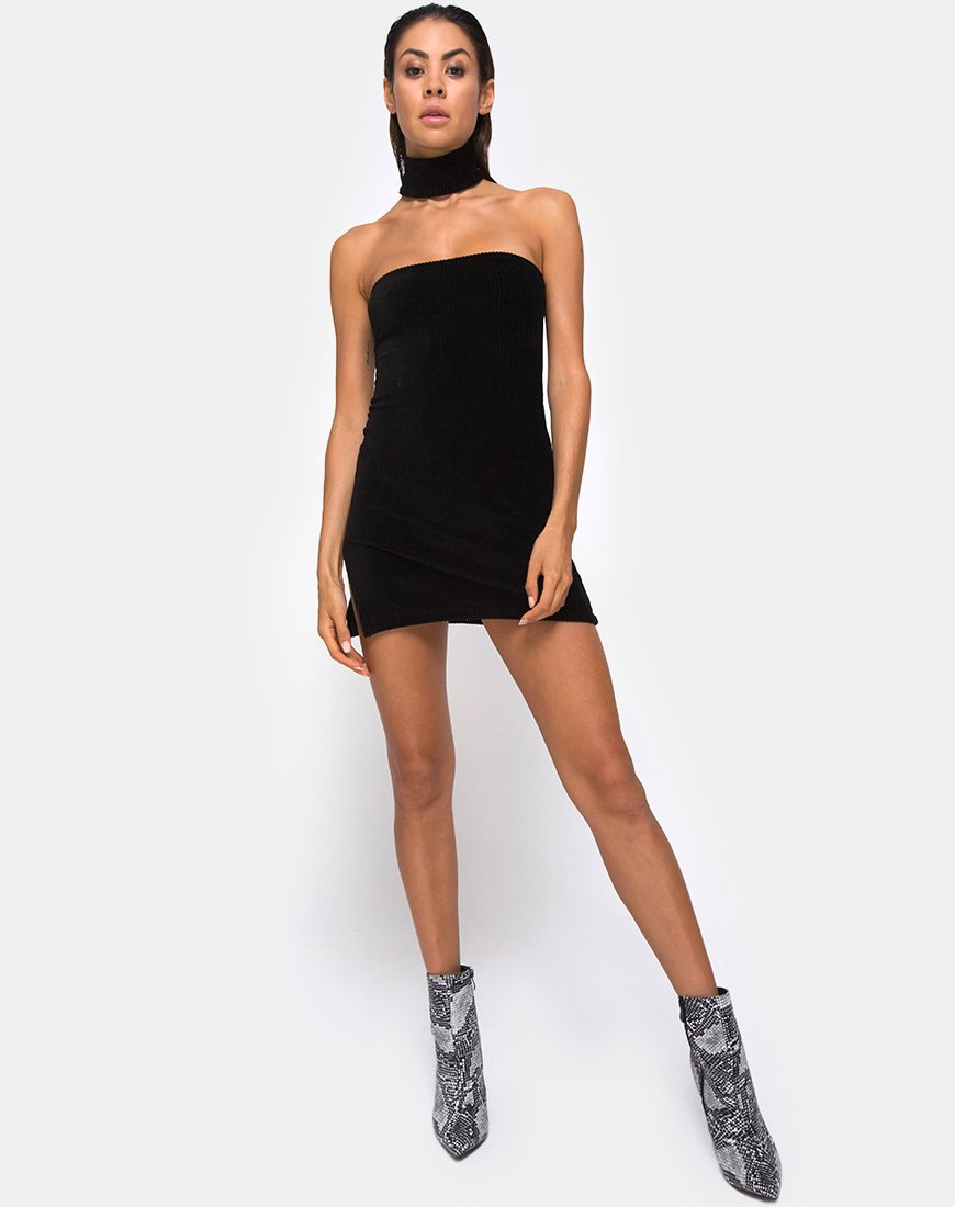 Immagine di Luste Bodycon Dress in Rib Black