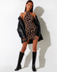 Immagine di Lyfa Mini Dress in Interlink Tonale Nero