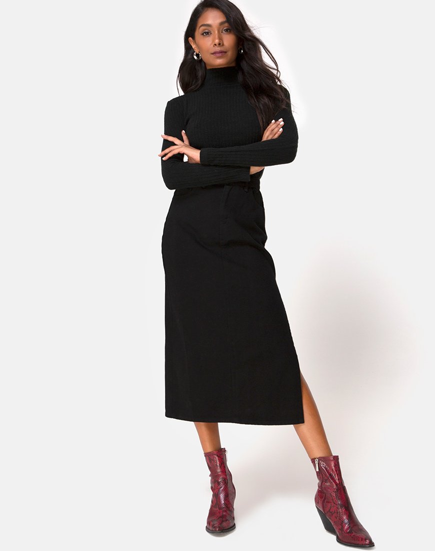 Immagine di Lyra Midi Skirt in nero