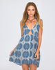 Immagine di Lyre Dress in Moon Face Blue