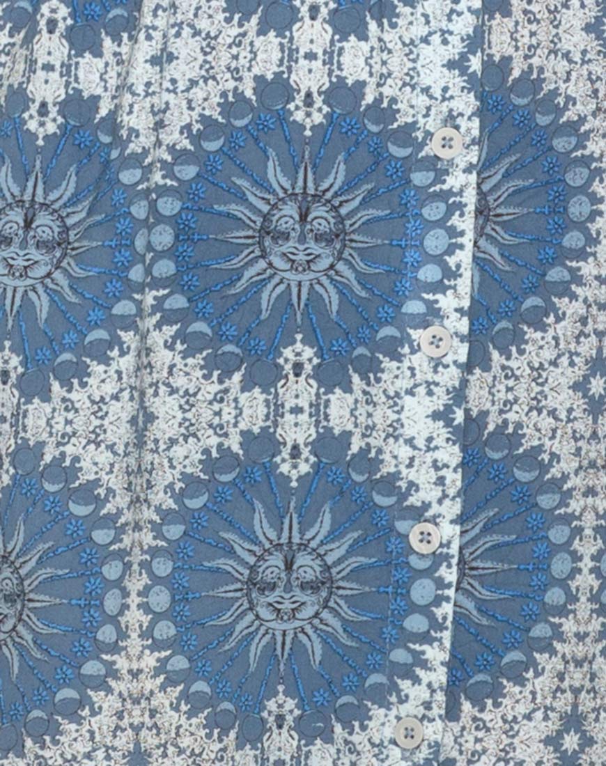Immagine di Lyre Dress in Moon Face Blue