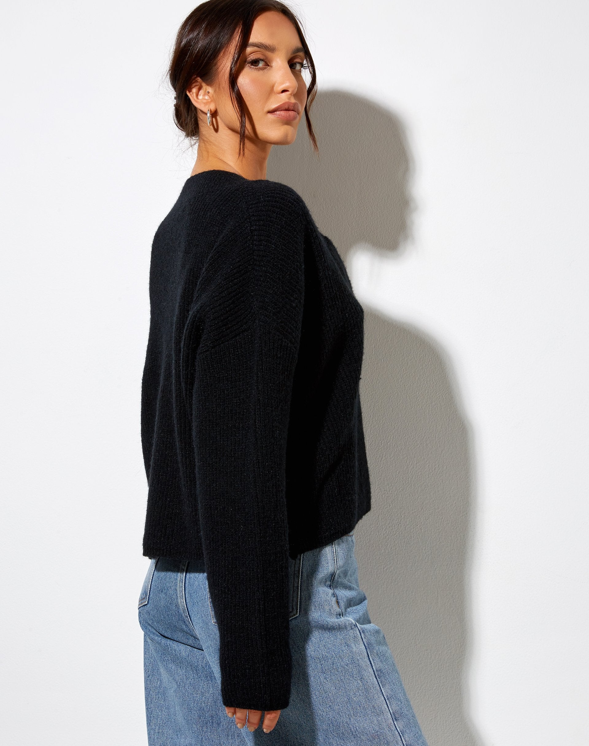 Immagine di Mabel Jumper in maglia nera