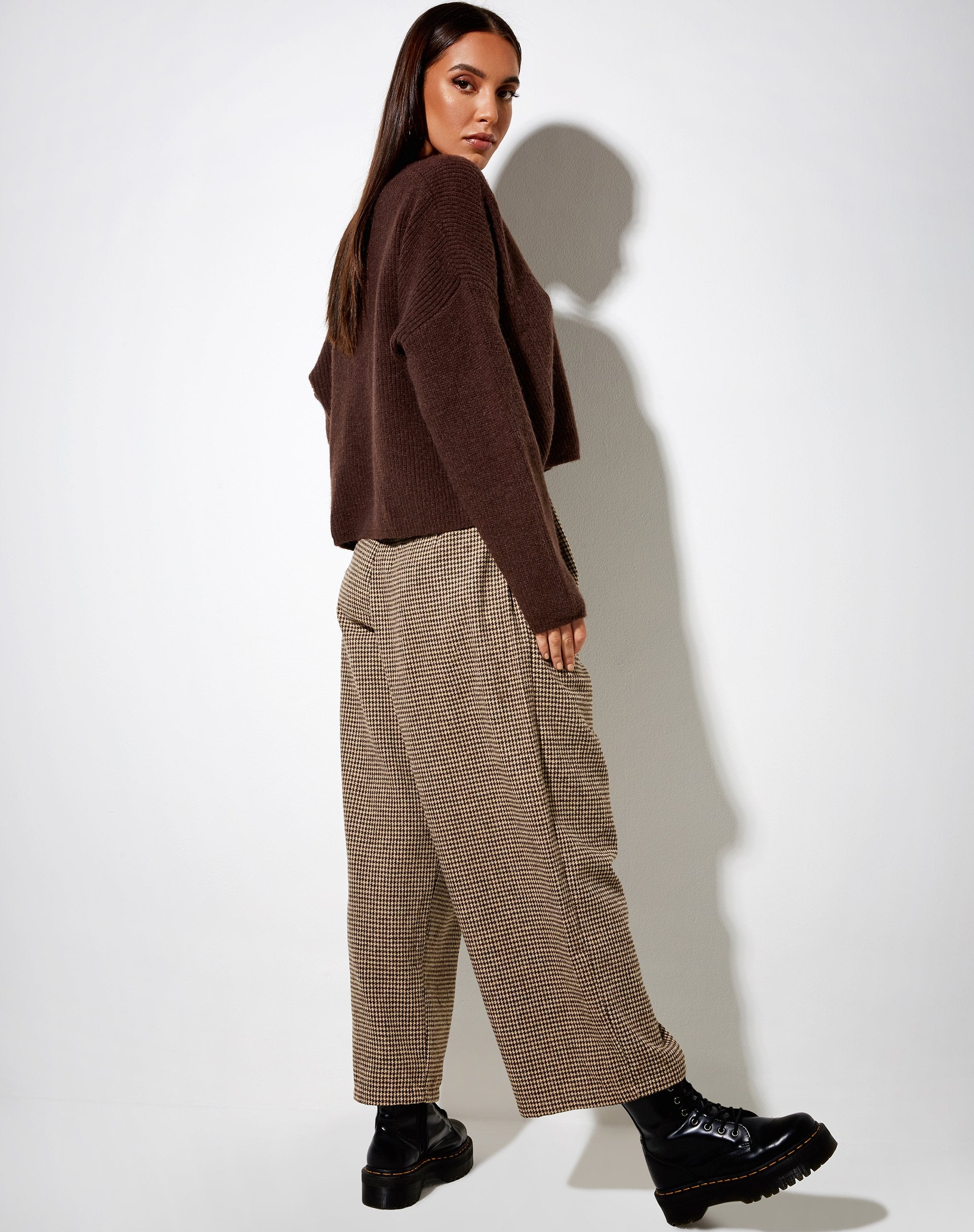 Immagine di Mabel Jumper in maglia Choco Brown