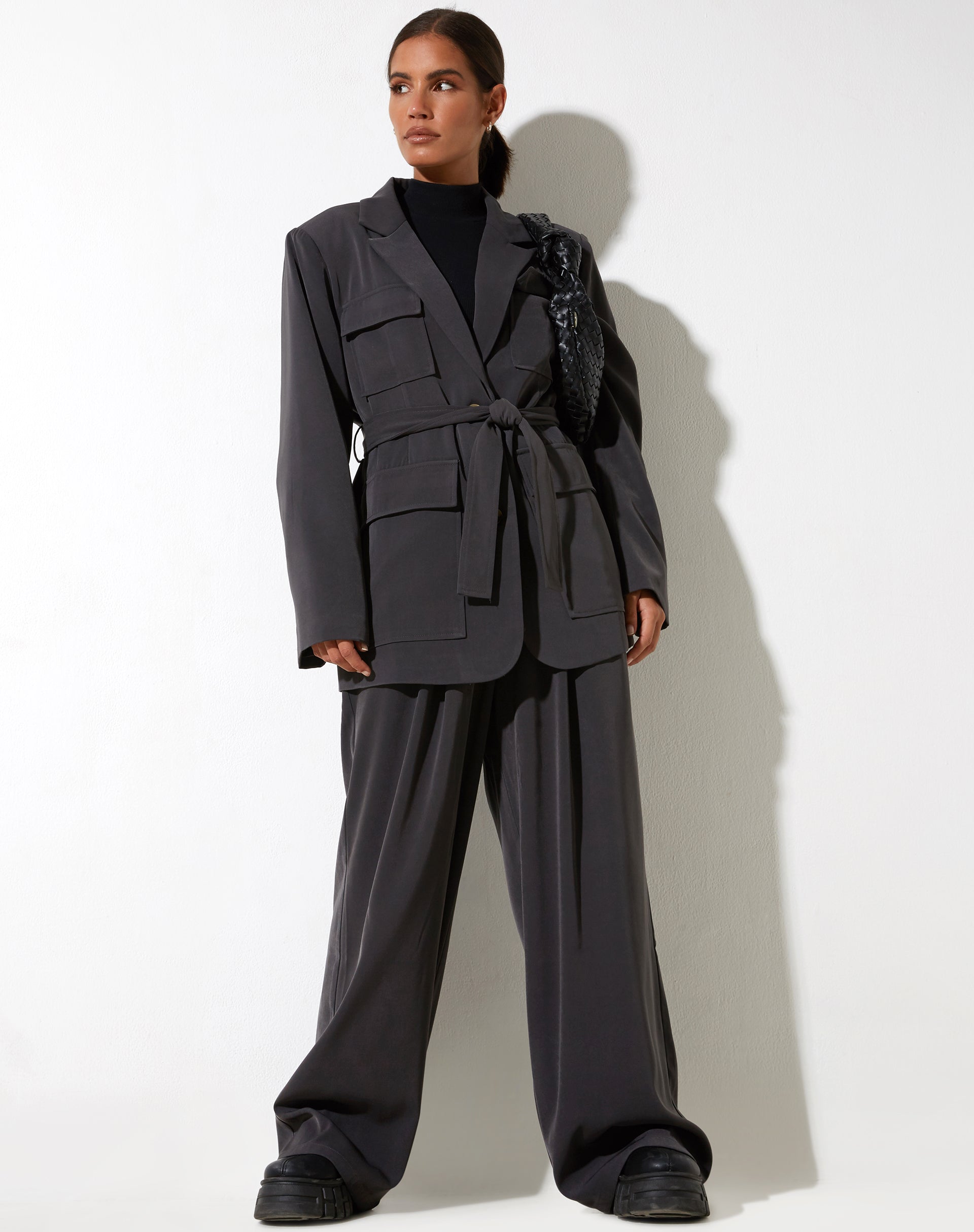 immagine di Magawa Blazer in Charcoal sartoriale