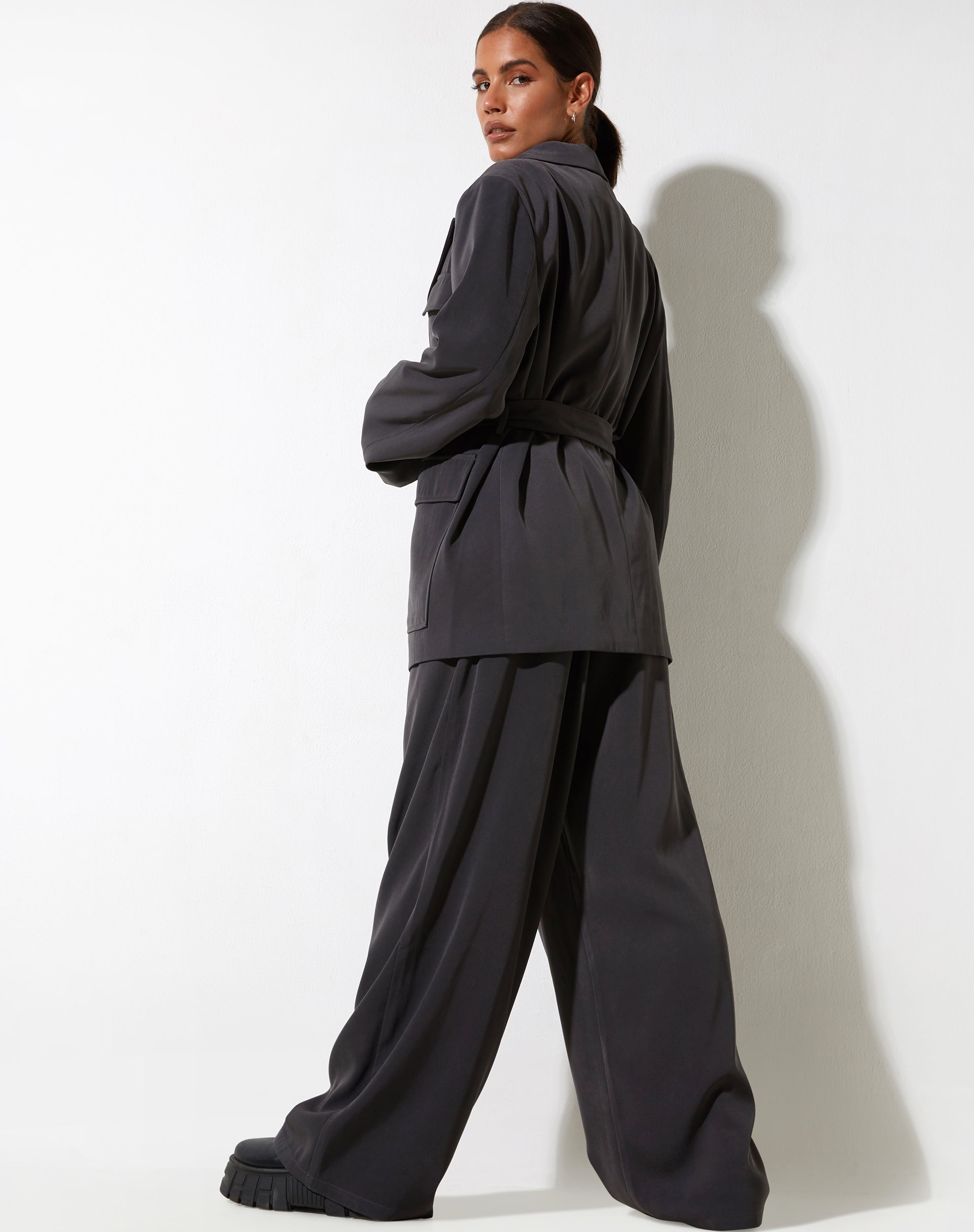 immagine di Magawa Blazer in Charcoal sartoriale