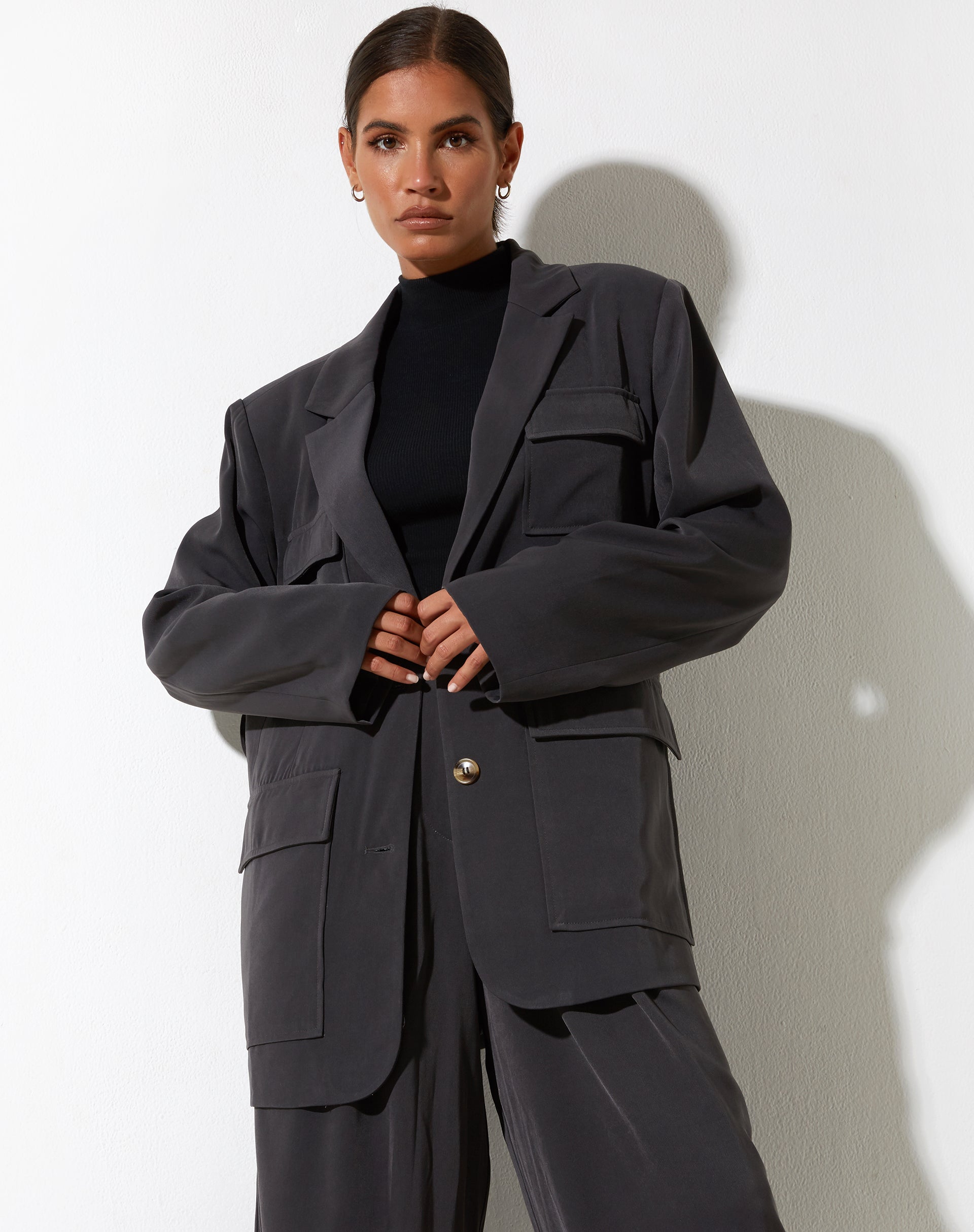 immagine di Magawa Blazer in Charcoal sartoriale