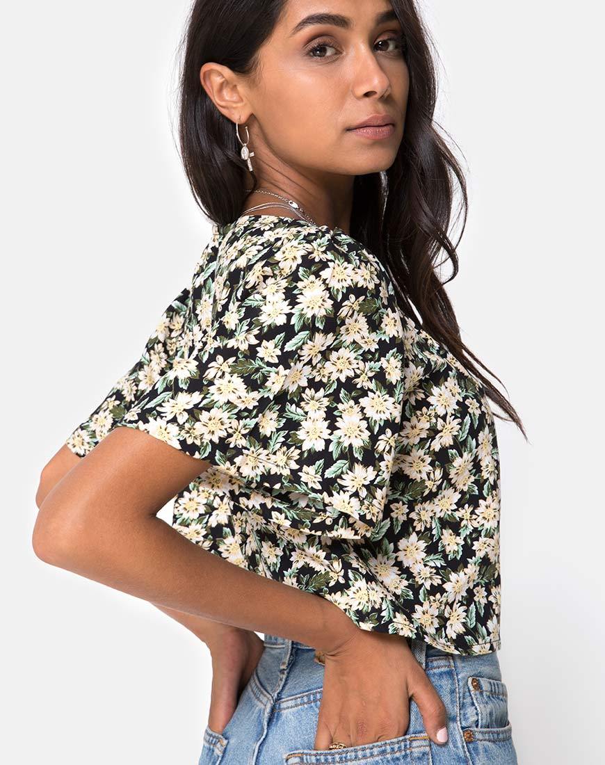 Immagine di Magia Crop Top in nero Aster