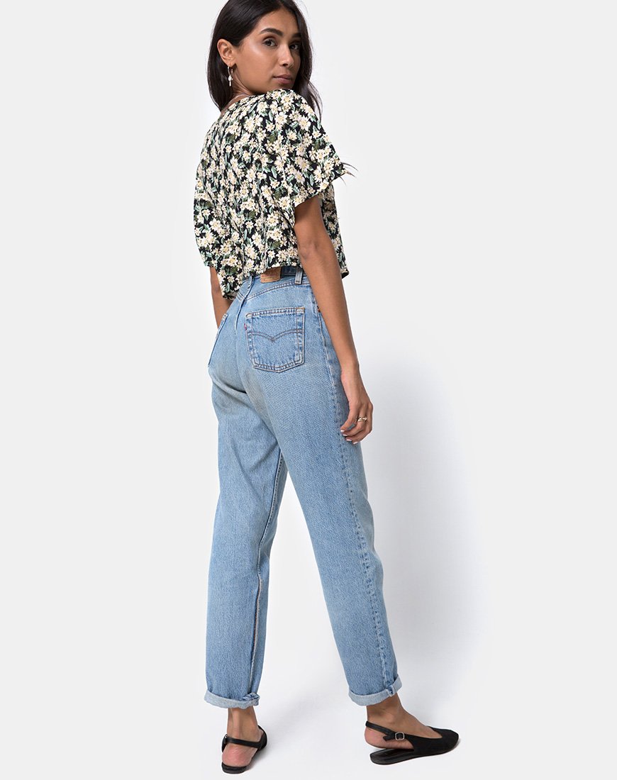 Immagine di Magia Crop Top in nero Aster