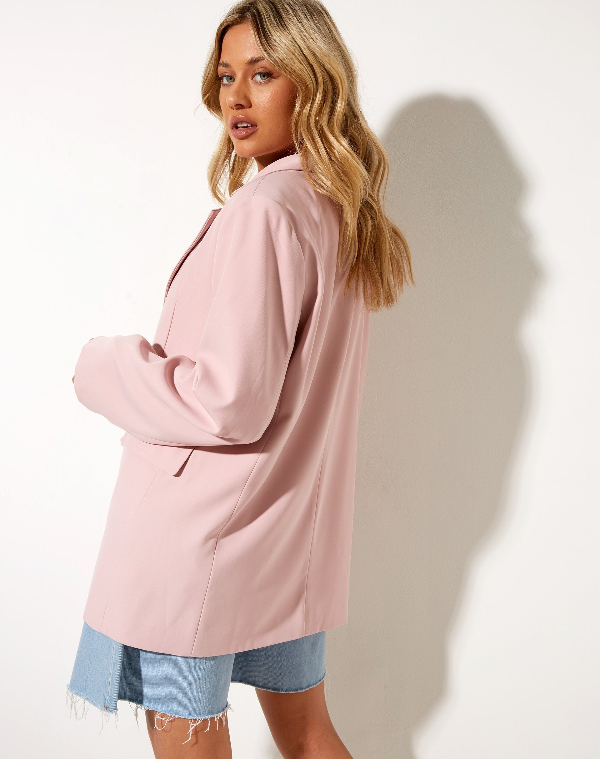 Immagine di Maiwa Blazer in rosa tenue