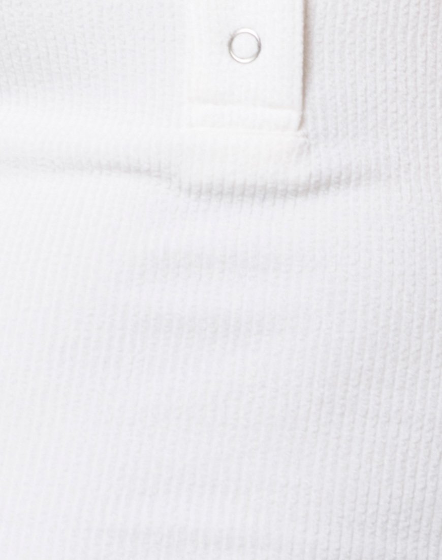 Immagine di Maiza Abito Bodycon in Baby Rib Avorio