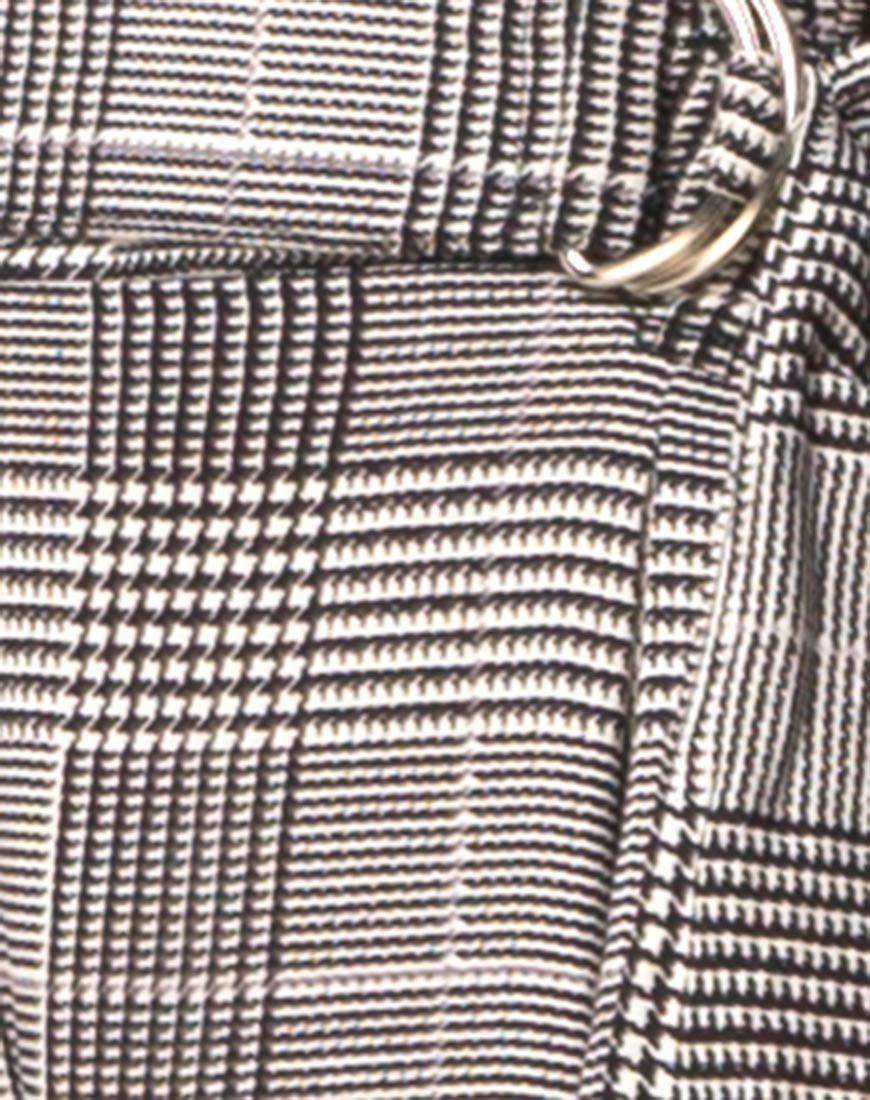 Immagine di Majustie Pantalone a vita alta in Charles Check Grigio
