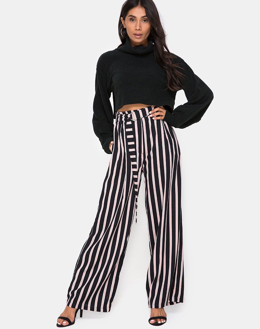 Immagine di Majustie - Pantaloni a righe formali