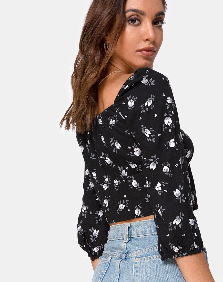 Immagine di Malon Crop Top in Dark Tulip