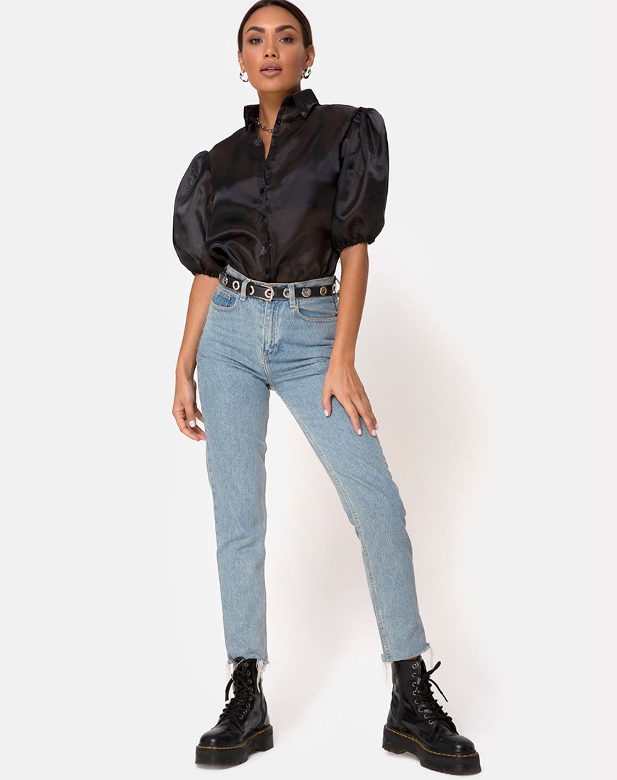 Immagine della blusa Maloney in organza nera