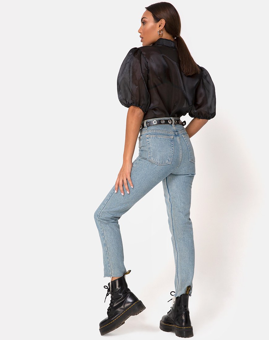 Immagine della blusa Maloney in organza nera