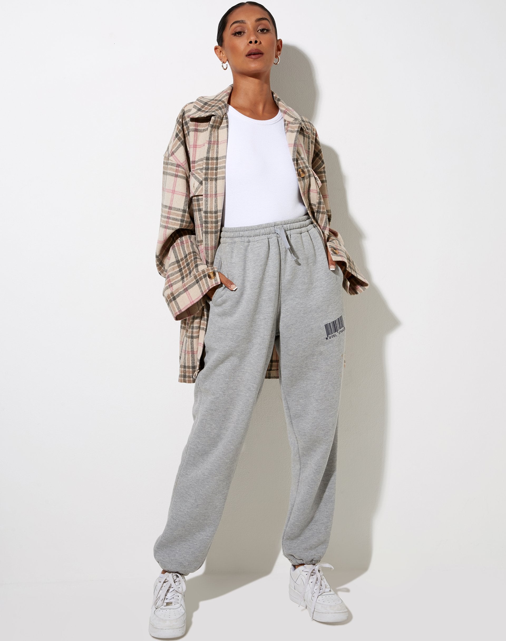Immagine di Marcel Shirt in Big Check Pink White Tan