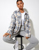 Immagine di Marcel Shirt in Big Check White Blue Tan