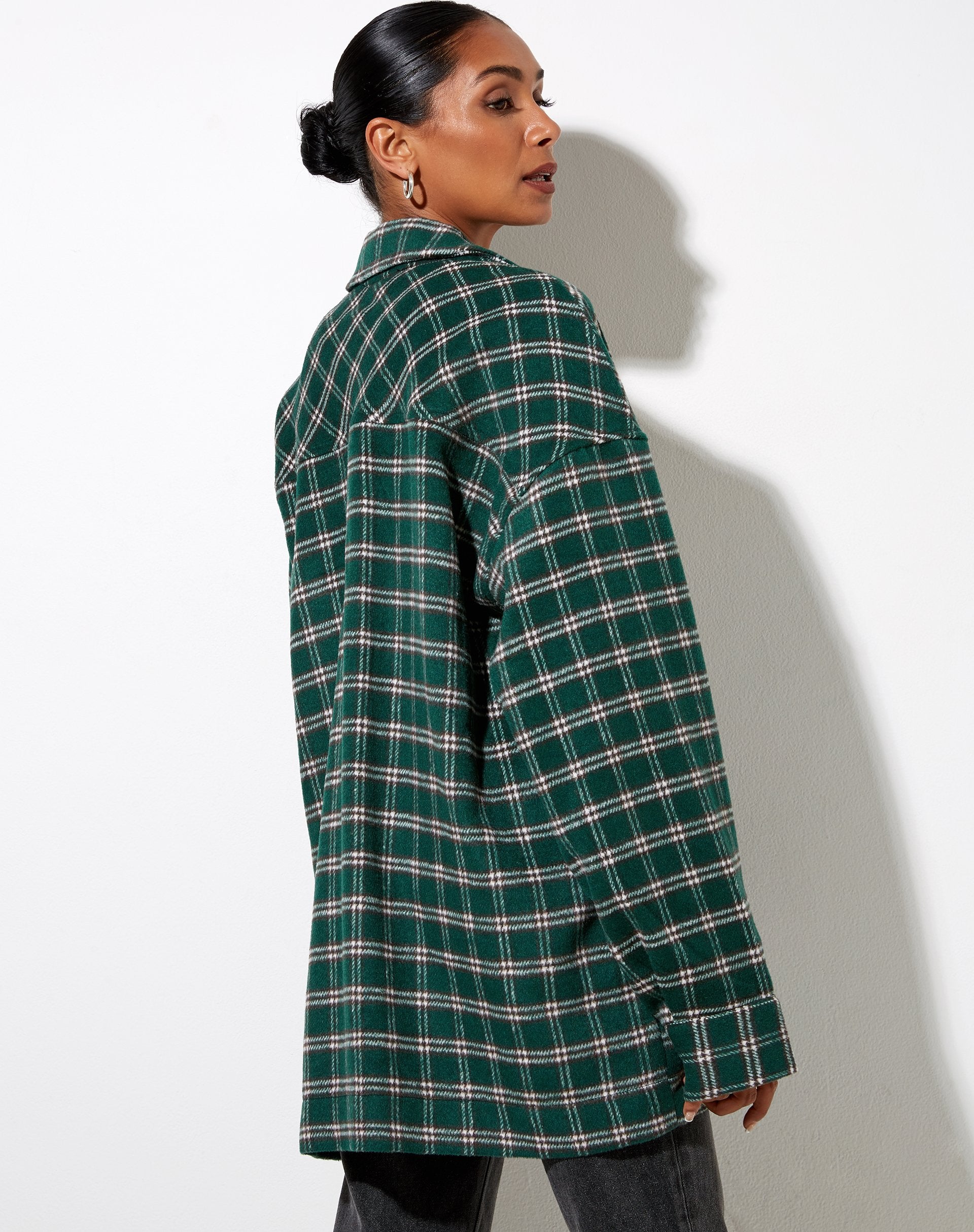 Immagine di Marcel Shirt in Check Nero e Verde