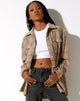 Immagine di Marcella Shirt in Grey Tan Brown