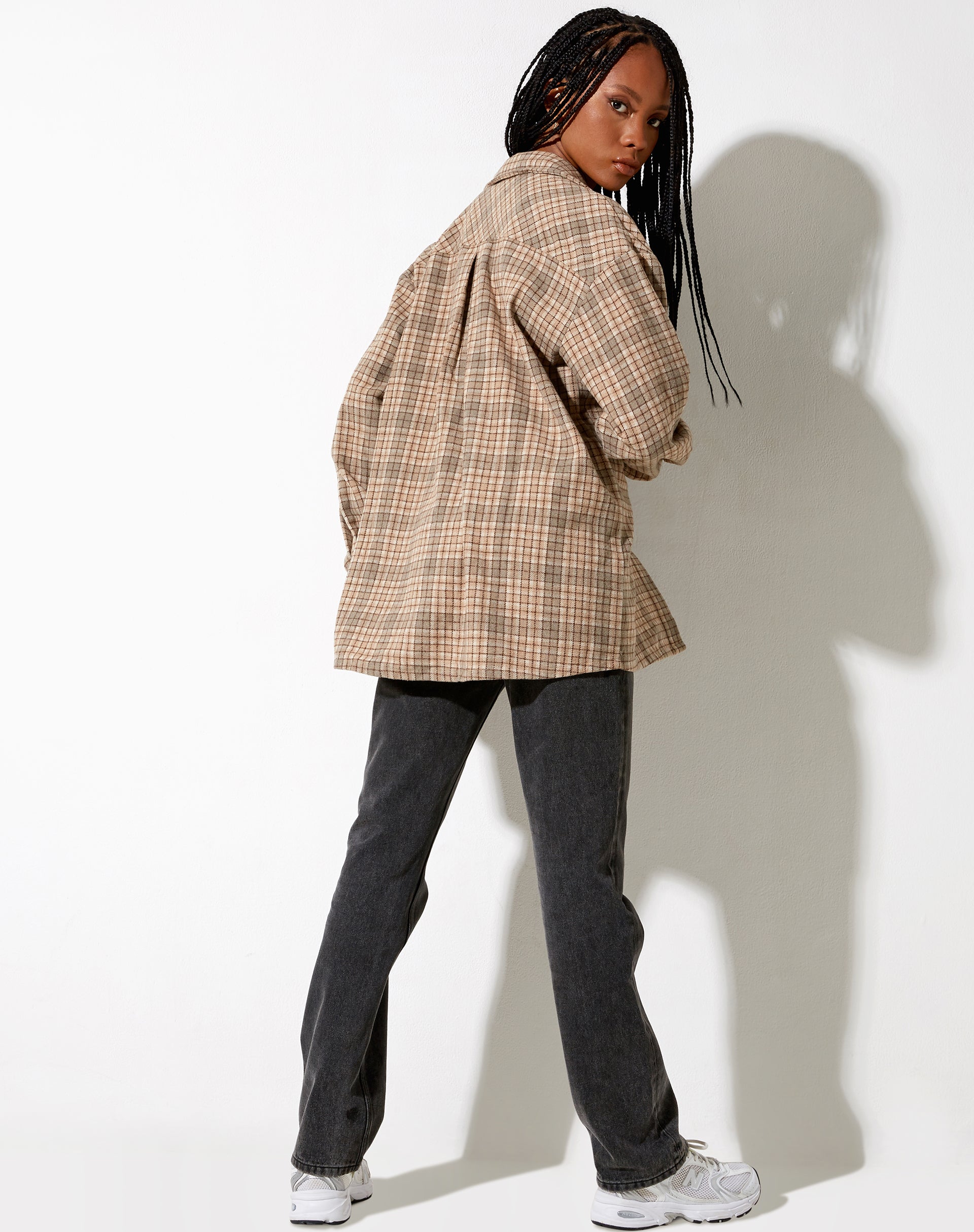 Immagine di Marcella Shirt in Grey Tan Brown