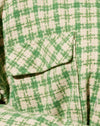 Verde e crema a quadri
